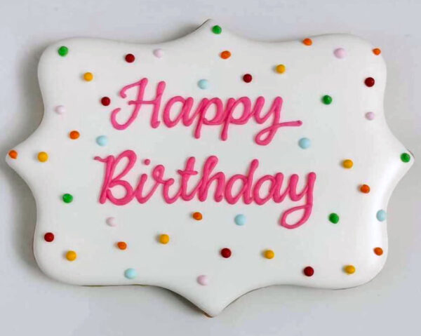 Large Custom Cookie Dedication 2