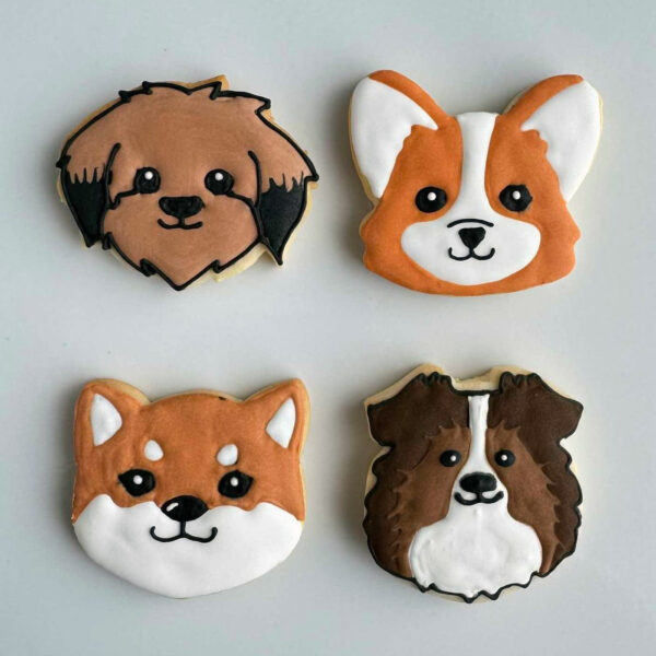 Medium Dog Icing Cookie